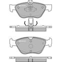 Front brake pad set MOTAQUIP - LVXL467