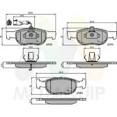 Front brake pad set MOTAQUIP - LVXL869
