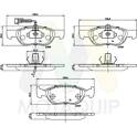 Front brake pad set MOTAQUIP - LVXL870