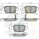Rear brake pad set MOTAQUIP - LVXL1137