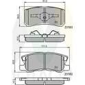 Rear brake pad set MOTAQUIP - LVXL1217