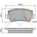 Rear brake pad set MOTAQUIP - LVXL1356