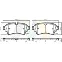 Rear brake pad set MOTAQUIP - LVXL1875