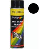 Glänzende schwarze Farbe 4000 Serie 500 ml MOTIP - 04005