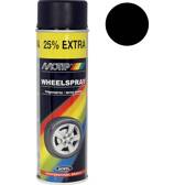 Matte schwarze Farbe für Felgen 4000 Serie 500 ml MOTIP - 04019