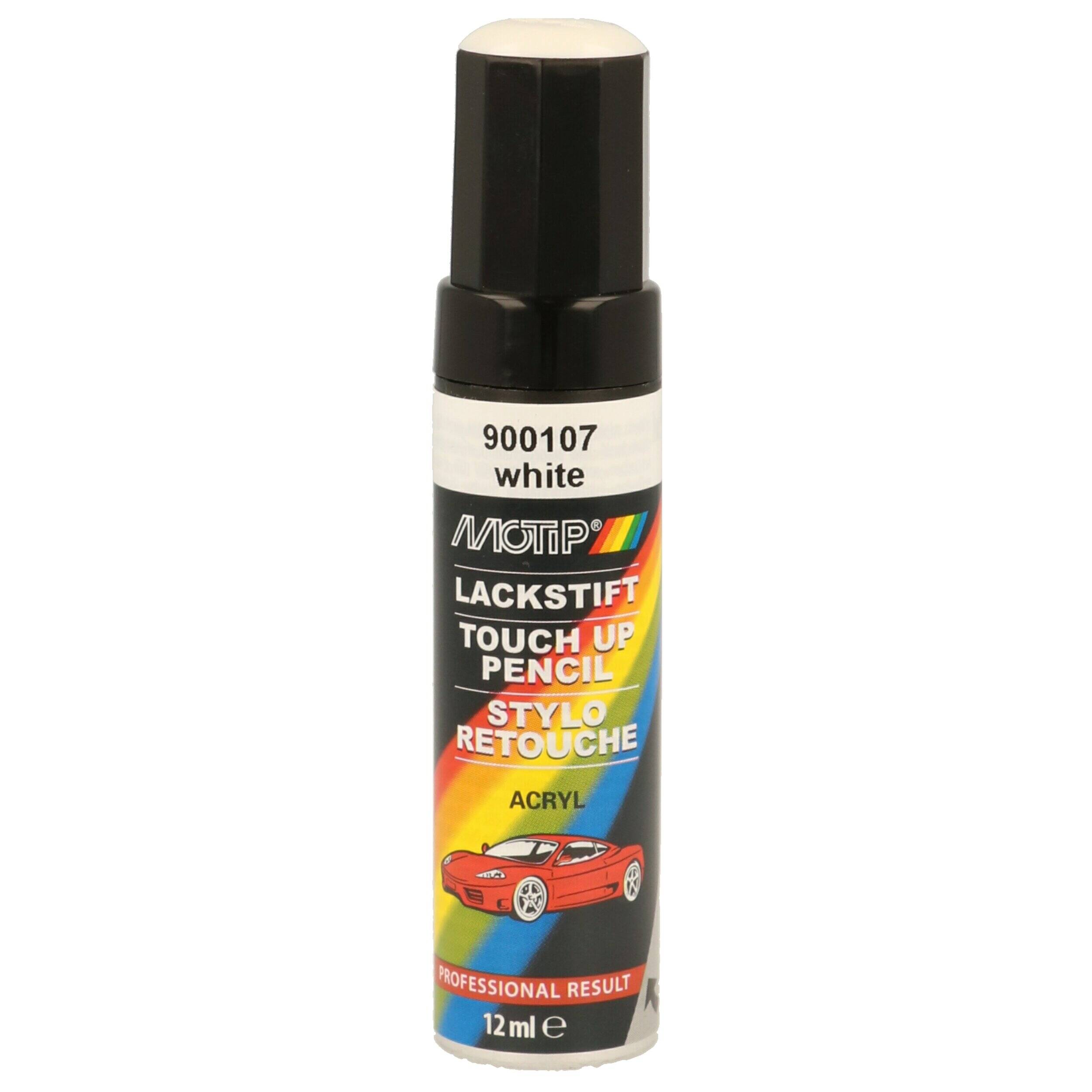Car paint touch-up brush - White - 12 ml