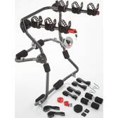 Porta-bicicletas SHIVA - 3 bicicletas na bagageira com fixação em barras de tejadilho ou barra de guarda-corpo com fechadura MOTTEZ - A016P3