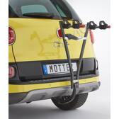 Portabicicletas JUPITER 2 - suspendido en enganche para 2 bicicletas con candado MOTTEZ - A009P2ANTI