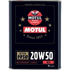Huile moteur 20W50 - 2 Litres MOTUL - MOT104511