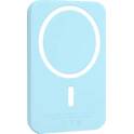 Powerbank - 5000mAh Magsafe compatible light blue MOXIE - 934472