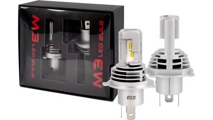 2 ampoules LED H4 - 50W 9 à 32V 5000 lumens 6500k LED csp1860 MTECH LSAL4