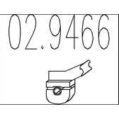 Aanslagrubber, demper MTS - 02.9466