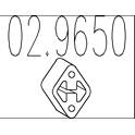 Aanslagrubber, demper MTS - 02.9650