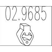Aanslagrubber, demper MTS - 02.9685