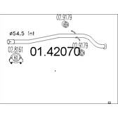 Abgasrohr MTS - 01.42070