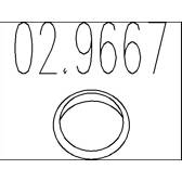 Afdichtring, uitlaatpijp MTS - 02.9667