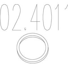 Bague d'étanchéité (tuyau d'échappement) MTS - 02.4011