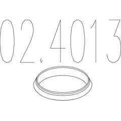 Bague d'étanchéité (tuyau d'échappement) MTS - 02.4013