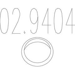 Bague d'étanchéité (tuyau d'échappement) MTS - 02.9404