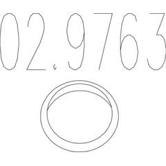 Bague d'étanchéité (tuyau d'échappement) MTS - 02.9763