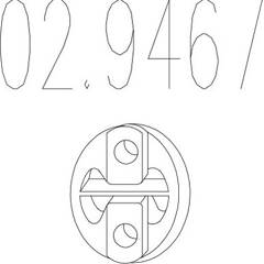 Butée élastique (silencieux) MTS - 02.9467