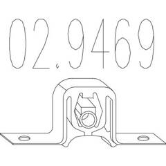 Butée élastique (silencieux) MTS - 02.9469