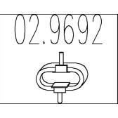Butée élastique (silencieux) MTS - 02.9692