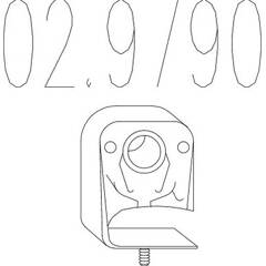 Butée élastique (silencieux) MTS - 02.9790