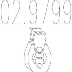 Butée élastique (silencieux) MTS - 02.9799