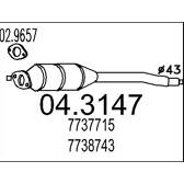 Catalytic Converter MTS - 04.3147