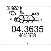 Catalytic Converter MTS - 04.3635