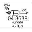 Catalytic Converter MTS - 04.3638