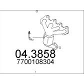 Catalytic Converter MTS - 04.3858