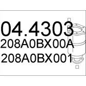 Catalytic Converter MTS - 04.4303