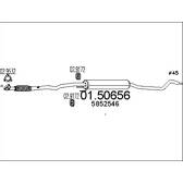 Centre Muffler MTS - 01.50656
