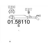 Centre Muffler MTS - 01.58110