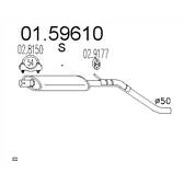 Centre Muffler MTS - 01.59610