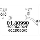 Centre Muffler MTS - 01.80990