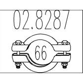 Clamp, exhaust system MTS - 02.8287