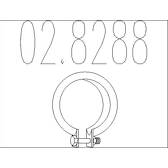 Clamp, exhaust system MTS - 02.8288