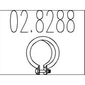 Clamp, exhaust system MTS - 02.8288