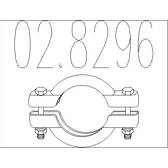 Clamp, exhaust system MTS - 02.8296