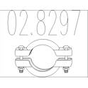 Clamp, exhaust system MTS - 02.8297
