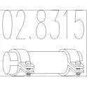 Clamp, exhaust system MTS - 02.8315