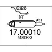 Diesel particulate filter MTS - 17.00010