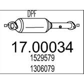 Diesel particulate filter MTS - 17.00034