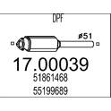 Diesel particulate filter MTS - 17.00039