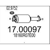 Diesel particulate filter MTS - 17.00097