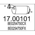Diesel particulate filter MTS - 17.00101