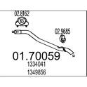 Exhaust Pipe MTS - 01.70059